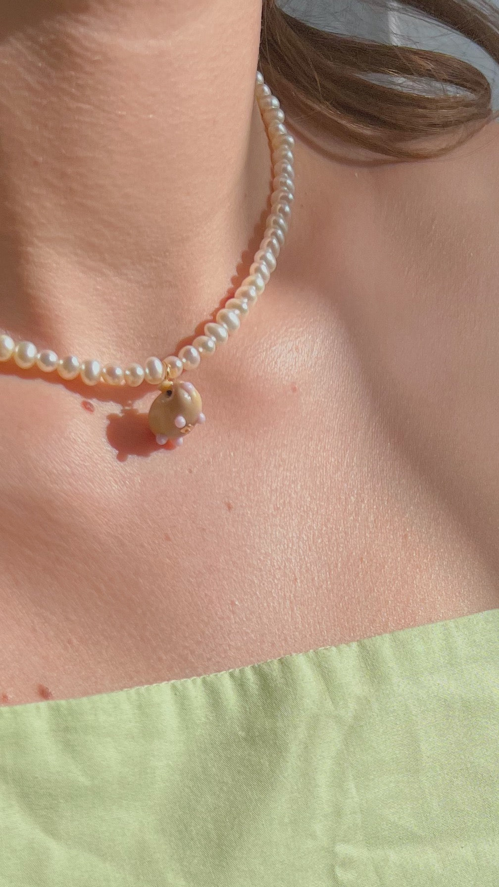 Pearly Piggie Necklace Picnic Blanket