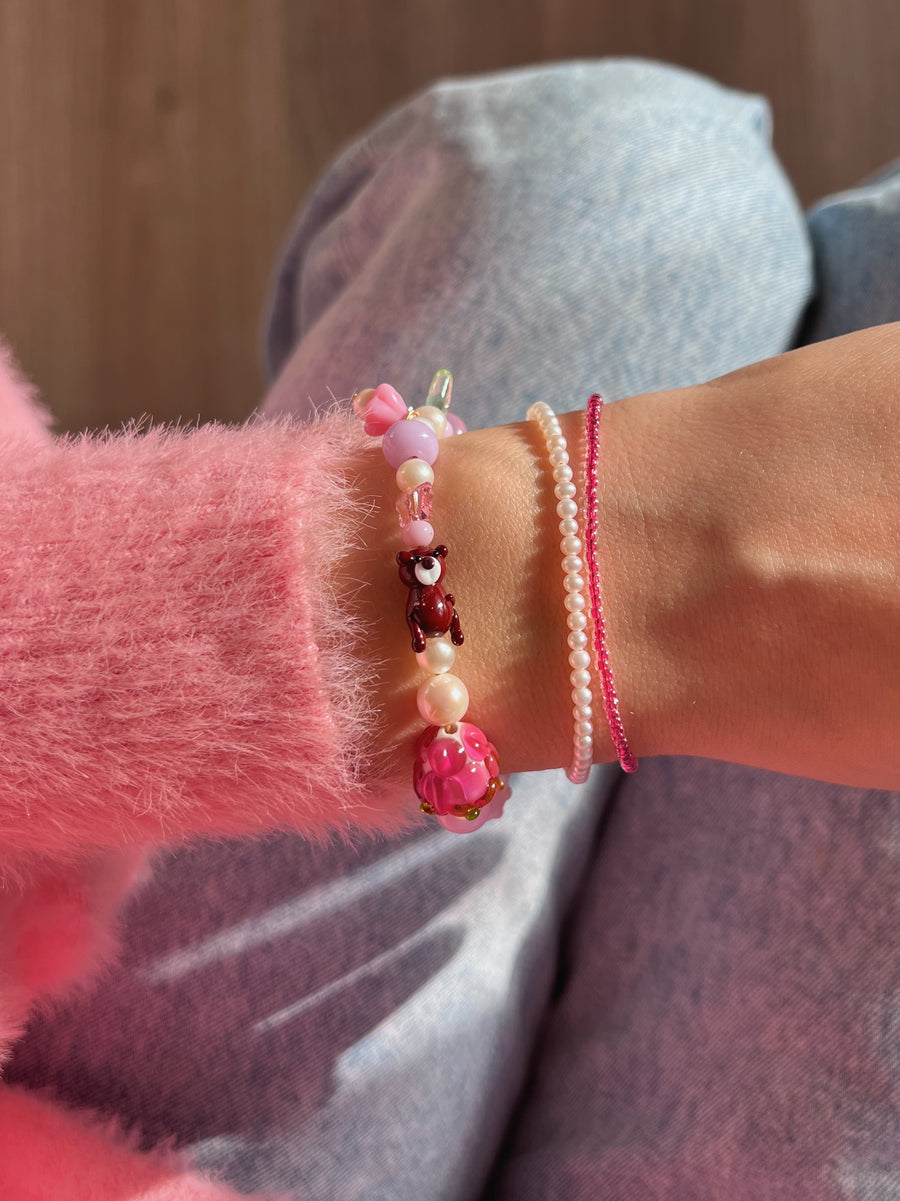 Berry and Bear Bracelet