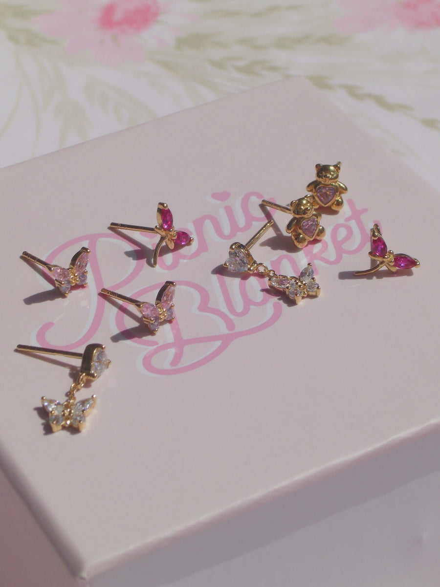 Teddy Bear Stud Earring