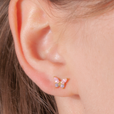 Pastel Flutter Stud Earring