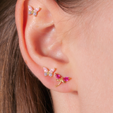 Pastel Flutter Stud Earring