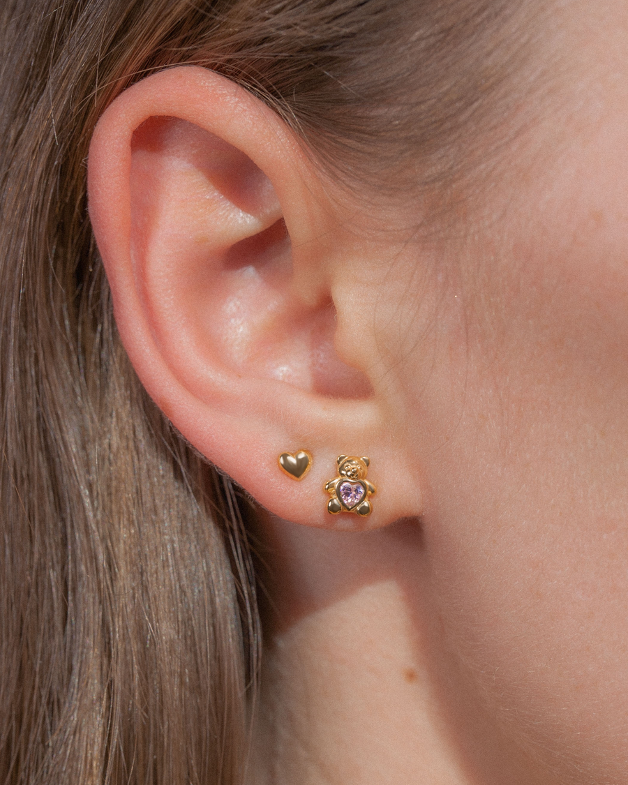 Teddy Bear Stud Earring