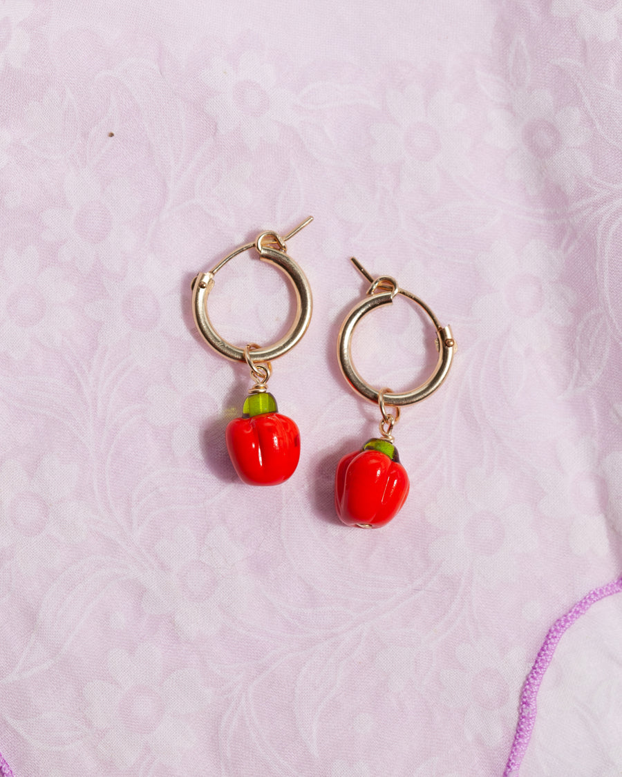 Bell Pepper Earrings