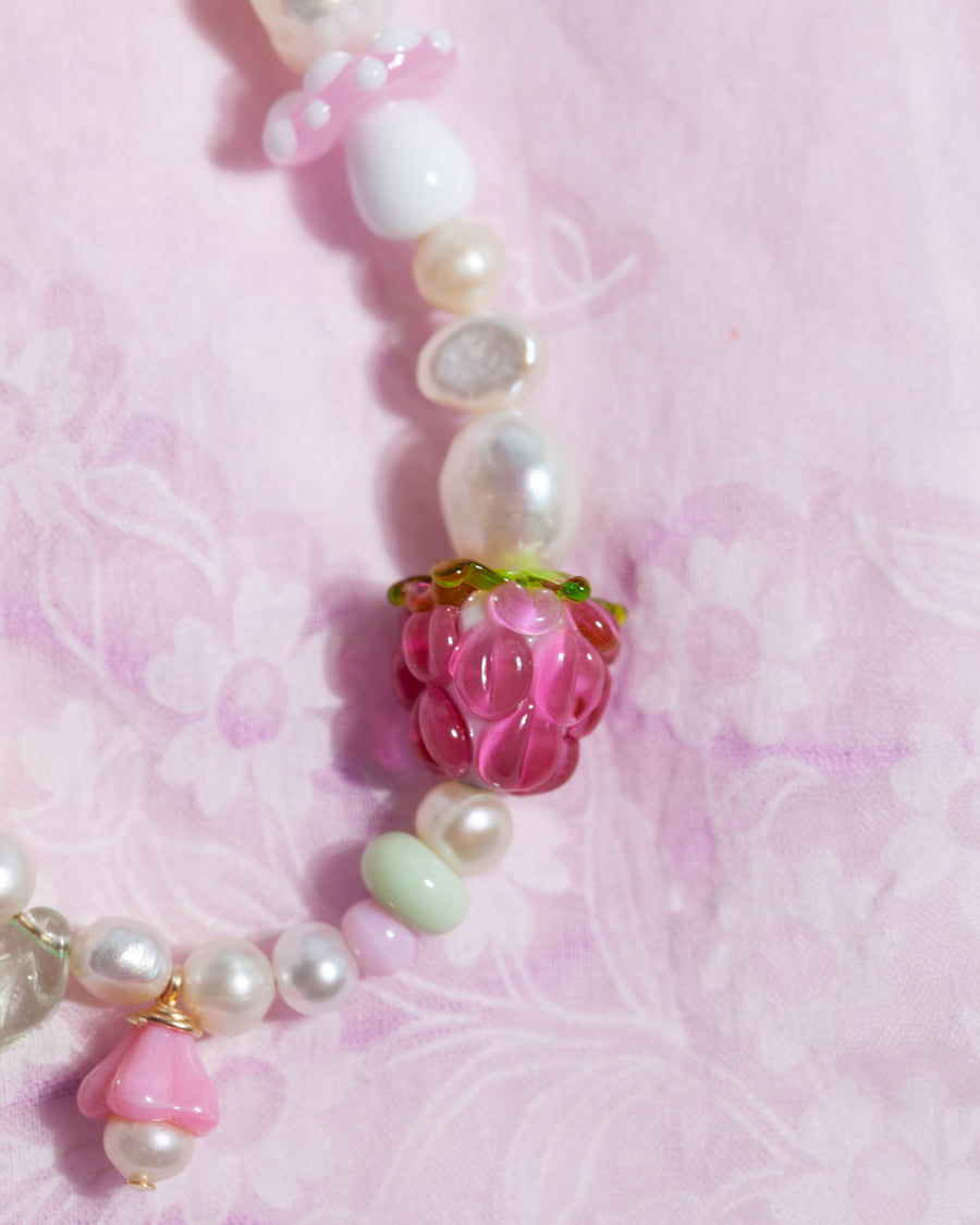 Berry and Bear Necklace