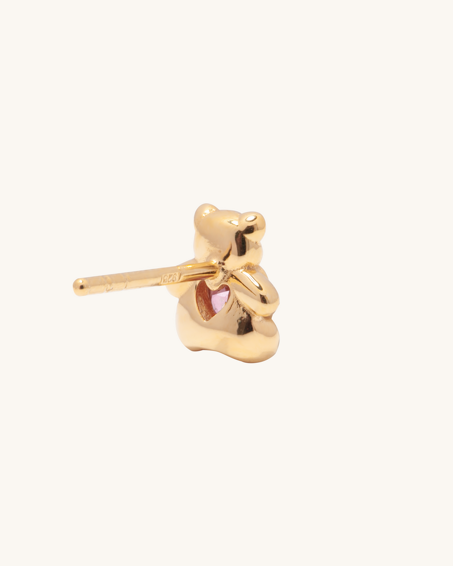 Teddy Bear Stud Earring