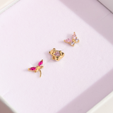 Pastel Flutter Stud Earring